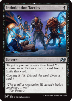 Intimidation Tactics single card from Magic the Gathering
