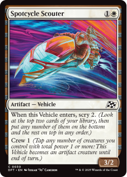 Spotcycle Scouter (FOIL) single card from Magic the Gathering