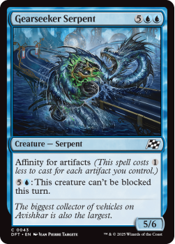 Gearseeker Serpent (FOIL) single card from Magic the Gathering