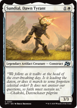 Sundial, Dawn Tyrant (FOIL) single card from Magic the Gathering