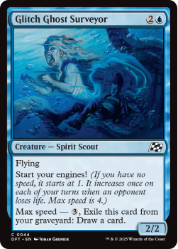 Glitch Ghost Surveyor (FOIL) single card from Magic the Gathering
