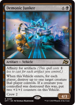 Demonic Junker single card from Magic the Gathering