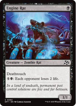 Engine Rat single card from Magic the Gathering