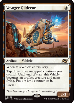 Voyager Glidecar single card from Magic the Gathering
