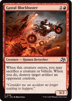 Gastal Blockbuster (FOIL) single card from Magic the Gathering