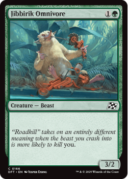 Jibbirik Omnivore (FOIL) single card from Magic the Gathering