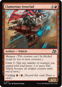Clamorous Ironclad (FOIL) single card from Magic the Gathering