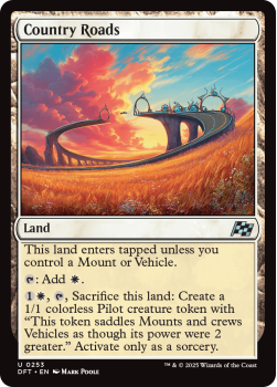 Country Roads single card from Magic the Gathering