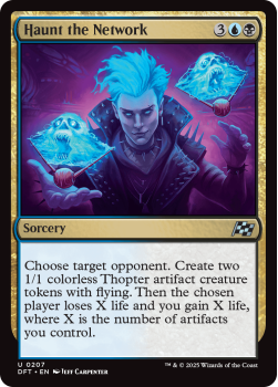 Haunt the Network (FOIL) single card from Magic the Gathering