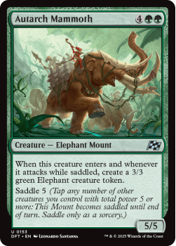 Autarch Mammoth (FOIL) single card from Magic the Gathering