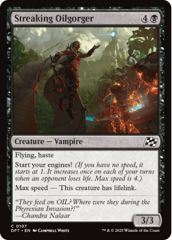 Streaking Oilgorger (FOIL) single card from Magic the Gathering