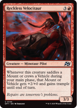 Reckless Velocitaur (FOIL) single card from Magic the Gathering