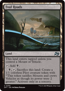 Foul Roads single card from Magic the Gathering