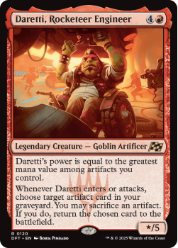Daretti, Rocketeer Engineer single card from Magic the Gathering