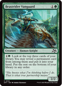 Beastrider Vanguard (FOIL) single card from Magic the Gathering
