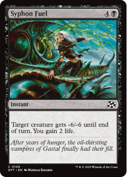 Syphon Fuel (FOIL) single card from Magic the Gathering