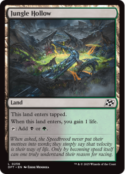 Jungle Hollow (FOIL) single card from Magic the Gathering