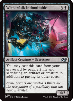 Wickerfolk Indomitable (FOIL) single card from Magic the Gathering