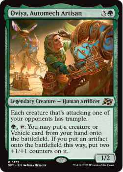 Oviya, Automech Artisan single card from Magic the Gathering