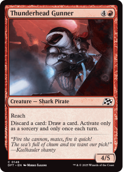 Thunderhead Gunner (FOIL) single card from Magic the Gathering