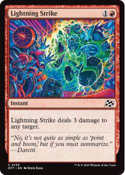 Lightning Strike (FOIL) single card from Magic the Gathering