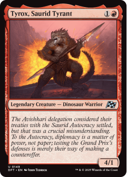 Tyrox, Saurid Tyrant single card from Magic the Gathering