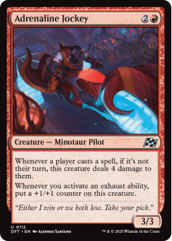 Adrenaline Jockey (FOIL) single card from Magic the Gathering