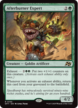 Afterburner Expert (FOIL) single card from Magic the Gathering