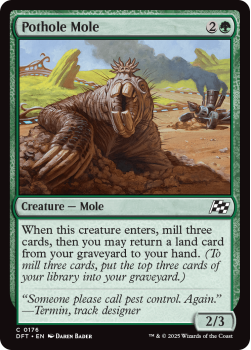 Pothole Mole (FOIL) single card from Magic the Gathering