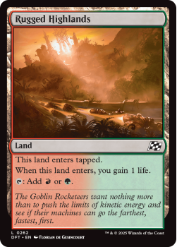 Rugged Highlands single card from Magic the Gathering