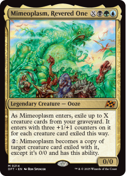 Mimeoplasm, Revered One single card from Magic the Gathering
