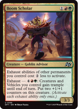Boom Scholar (FOIL) single card from Magic the Gathering