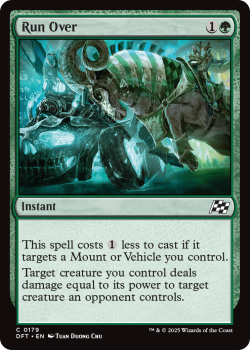 Run Over (FOIL) single card from Magic the Gathering