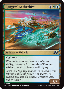 Rangers' Aetherhive single card from Magic the Gathering