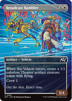Broadcast Rambler (SHOWCASE) (FOIL) single card from Magic the Gathering