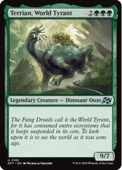 Terrian, World Tyrant single card from Magic the Gathering