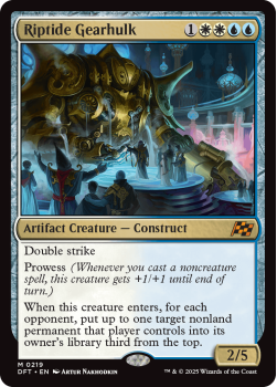 Riptide Gearhulk single card from Magic the Gathering