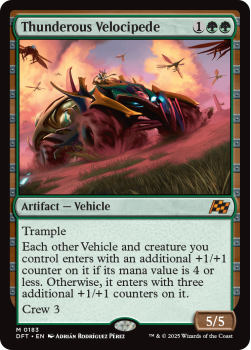 Thunderous Velocipede single card from Magic the Gathering