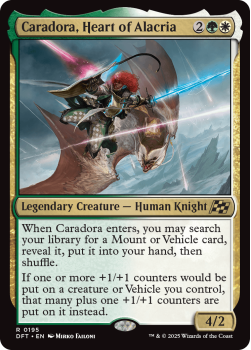 Caradora, Heart of Alacria single card from Magic the Gathering