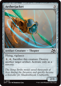 Aetherjacket (FOIL) single card from Magic the Gathering
