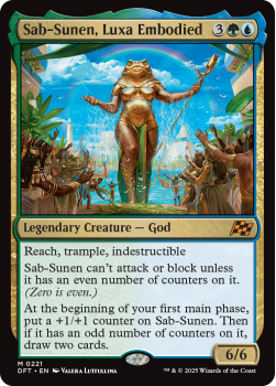 Sab-Sunen, Luxa Embodied single card from Magic the Gathering