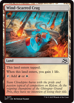 Wind-Scarred Crag (FOIL) single card from Magic the Gathering