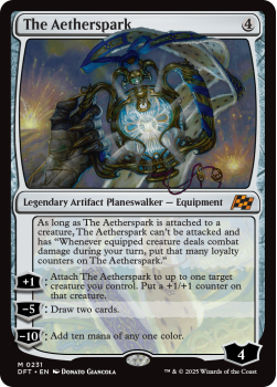 The Aetherspark (FOIL) single card from Magic the Gathering