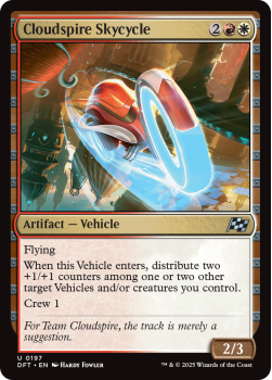 Cloudspire Skycycle single card from Magic the Gathering
