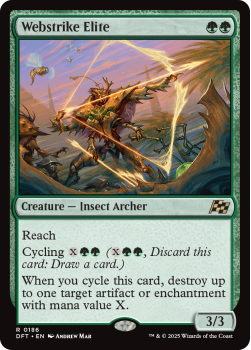 Webstrike Elite single card from Magic the Gathering
