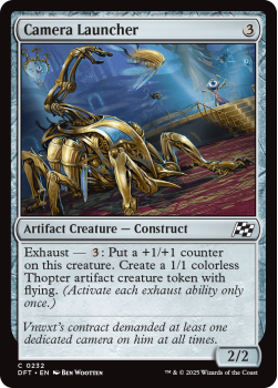 Camera Launcher (FOIL) single card from Magic the Gathering