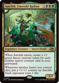 Aatchik, Emerald Radian single card from Magic the Gathering