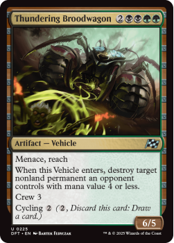 Thundering Broodwagon (FOIL) single card from Magic the Gathering