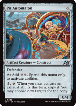 Pit Automaton (FOIL) single card from Magic the Gathering