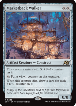 Marketback Walker single card from Magic the Gathering